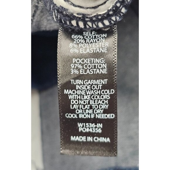 Women's - Betabrand Straight Leg 4-Pocket Yoga Denim Jeans, Size Medium Long - Picture 6 of 9